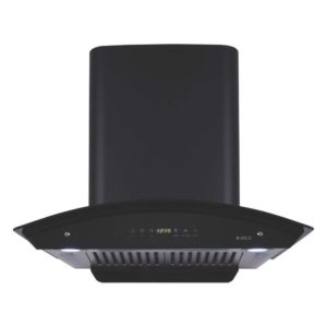 Elica 60 cm 1200 m3/hr Auto Clean Chimney (WD HAC TOUCH BF 60, 2 Baffle Filters, Touch Control, Black)