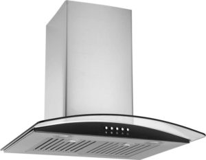 KAFF 60 cm 1080 m3/hr Chimney (FIM BF 60, 2 Baffle Filters, Steel & Black)