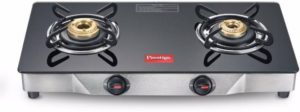 Prestige Deluxe Glass, Stainless Steel Manual Gas Stove