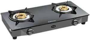 Sunflame Pride Glass Manual Gas Stove (2 burner)