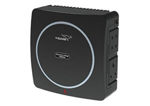 V-Guard Mini Crystal Voltage Stabilizer for up to 32 inch TV (90 – 290 V) (Black)