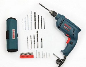 Bosch GSB 450-Watt Plastic Impact Drill Set (Blue, 53-Pieces)
