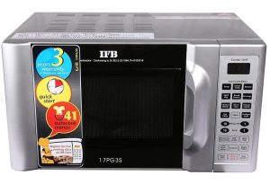 IFB 17 L Grill Microwave Oven (17PG3S, Metallic Silver)
