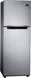 Samsung 253 L 2 Star Frost Free Double Door Refrigerator(RT28M3022S8, Elegant Inox, Inverter Compressor)