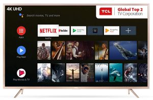 TCL 138.71 cm (55 Inches) 4K UHD LED Smart Certified Android TV L55P2MUS