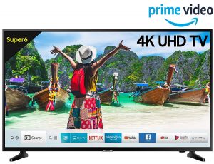 Samsung 108 cm (43 Inches) 4K UHD LED Smart TV UA43NU6100