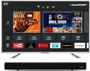 Blaupunkt 109cm (43 inches) Full HD LED Smart TV with External Soundbar