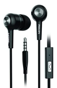 Philips Audio SHE1505 in-Ear Rich Bass Headphones with 10 mm Drivers, Passive Noise Isolation and Mic