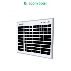 Loom Solar 10 Watt, 12 Volt Solar Panel-Poly Crystalline