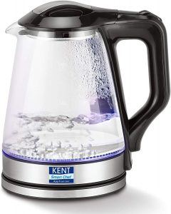 Kent 16023 1500-Watt Electric Kettle (Transparent)