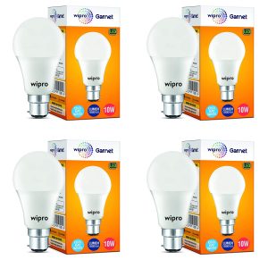 Wipro Garnet Base B22 10-Watt LED Bulb