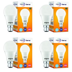 Wipro Garnet Base B22 10-Watt LED Bulb