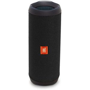 JBL Flip 4 by Harman Portable Wireless Speaker with Powerful Bass & Mic (Black)