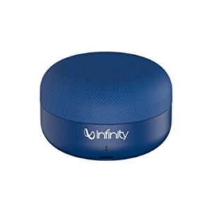 Infinity by Harman Fuze Pint Deep Bass Dual EQ Bluetooth 5.0 Wireless Portable Speaker (Charcoal Black)