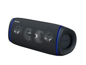 Sony SRS-XB43 Wireless Extra Bass Bluetooth Speaker with 24 Hours Battery Life, Party Lights, Party Connect, Waterproof, Dustproof, Rustproof, Speaker with Mic, Loud Audio for Phone Calls (Blue)