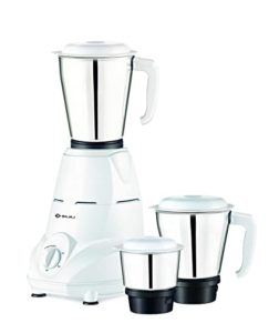Bajaj Rex 500W Mixer Grinder with Nutri-Pro Feature, 3 Jars, White