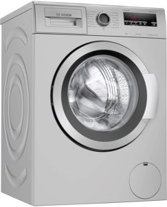 Bosch 7 kg 5 Star Inverter Touch Control Fully Automatic Front Loading Washing Machine with In - built Heater (WAJ2416SIN, Silver)