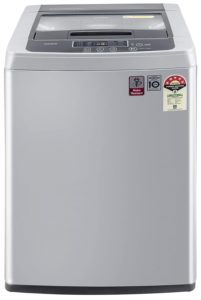 LG 6.5 Kg 5 Star Smart Inverter Fully-Automatic Top Loading Washing Machine (T65SKSF4Z, Middle Free Silver)