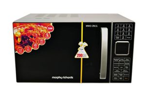 Morphy Richards 25 CG 25L Convection Microwave Oven with 200 Autocook Menus and Child Lock Feature, Stainless Steel Cavity, Silver